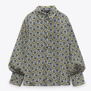 ZARA Geometric Print Shirt - Size S